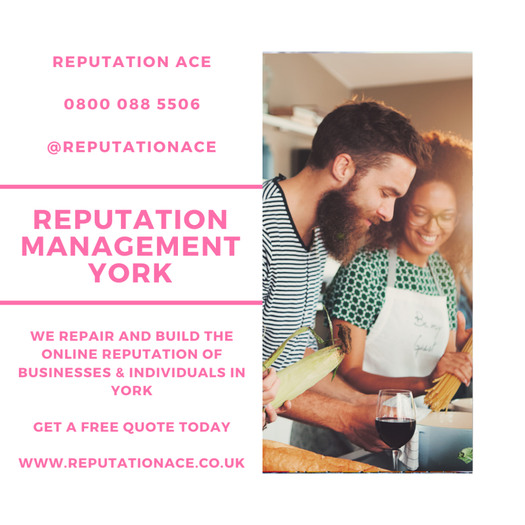 York Reputation Management Company - Reputation Management York - Reputation Ace - 0800 088 5506