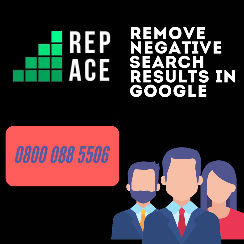 remove negative search results in google