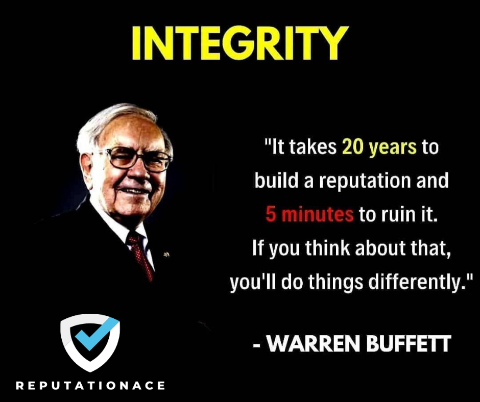 In a rush to build a career or a business it can be easy to forget that your long-term reputation and legacy will be based on what other people think of you. Look after your customers & employees or it could come back to bite you.  Reputation is everything #reputation #reputationmanagement